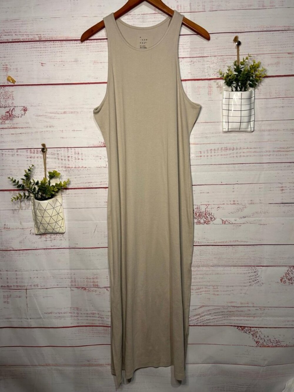 Ribbed Tank Dress